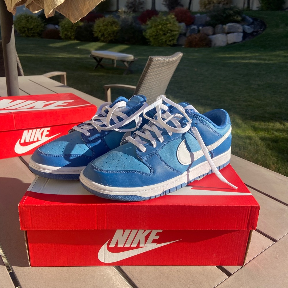 Nike Dunk Low Dark Marina Blue, Mens Size 10